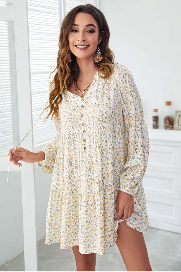 Robe Chemise Bohème – Oriane