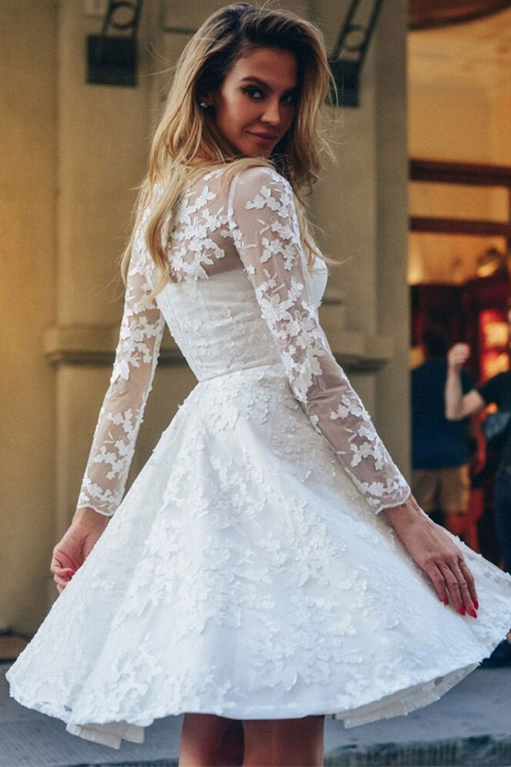 Robe de Mariée Courte Style Bohème – Victoire – Image 3