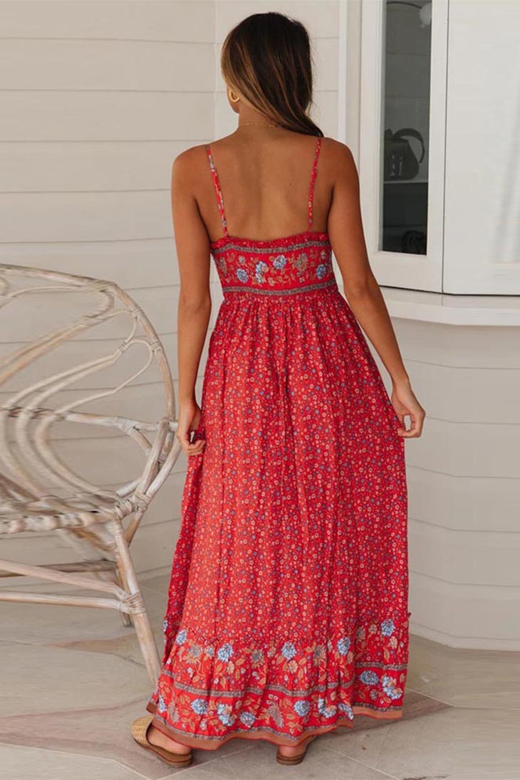 Robe Longue Bohème Coupe Empire – Suzanne – Image 9