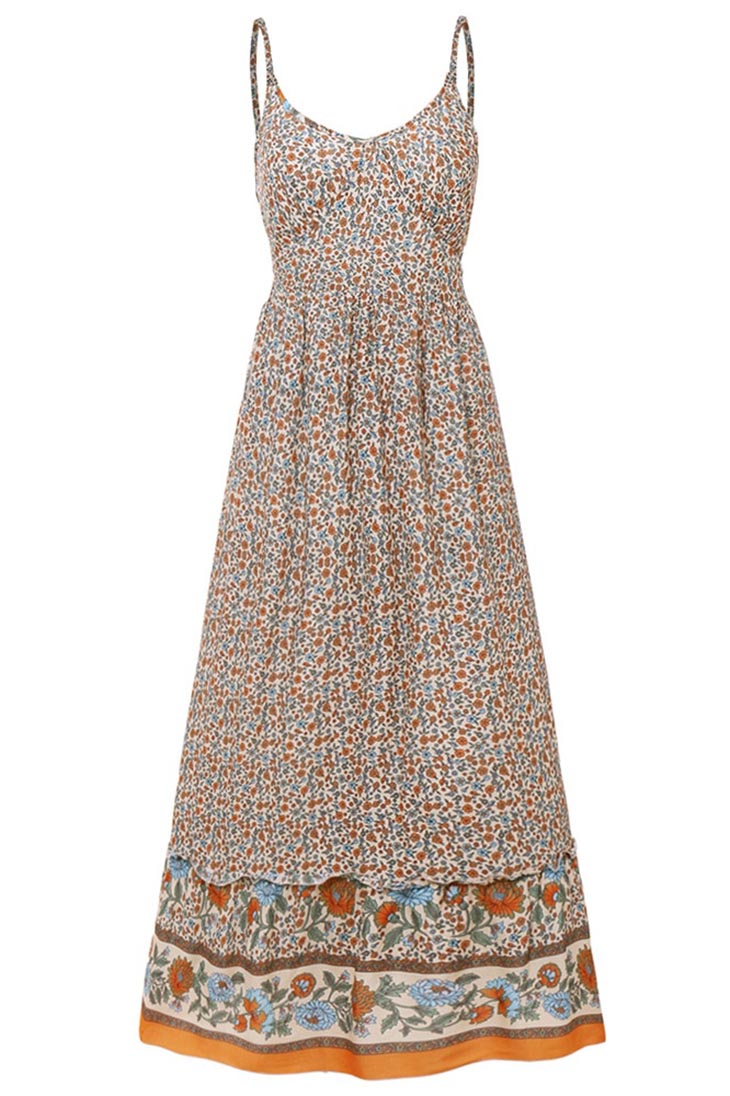 Robe Longue Bohème Coupe Empire – Suzanne – Image 7