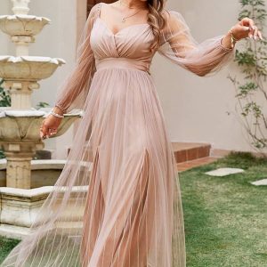 Robe Cérémonie Champêtre  Nude