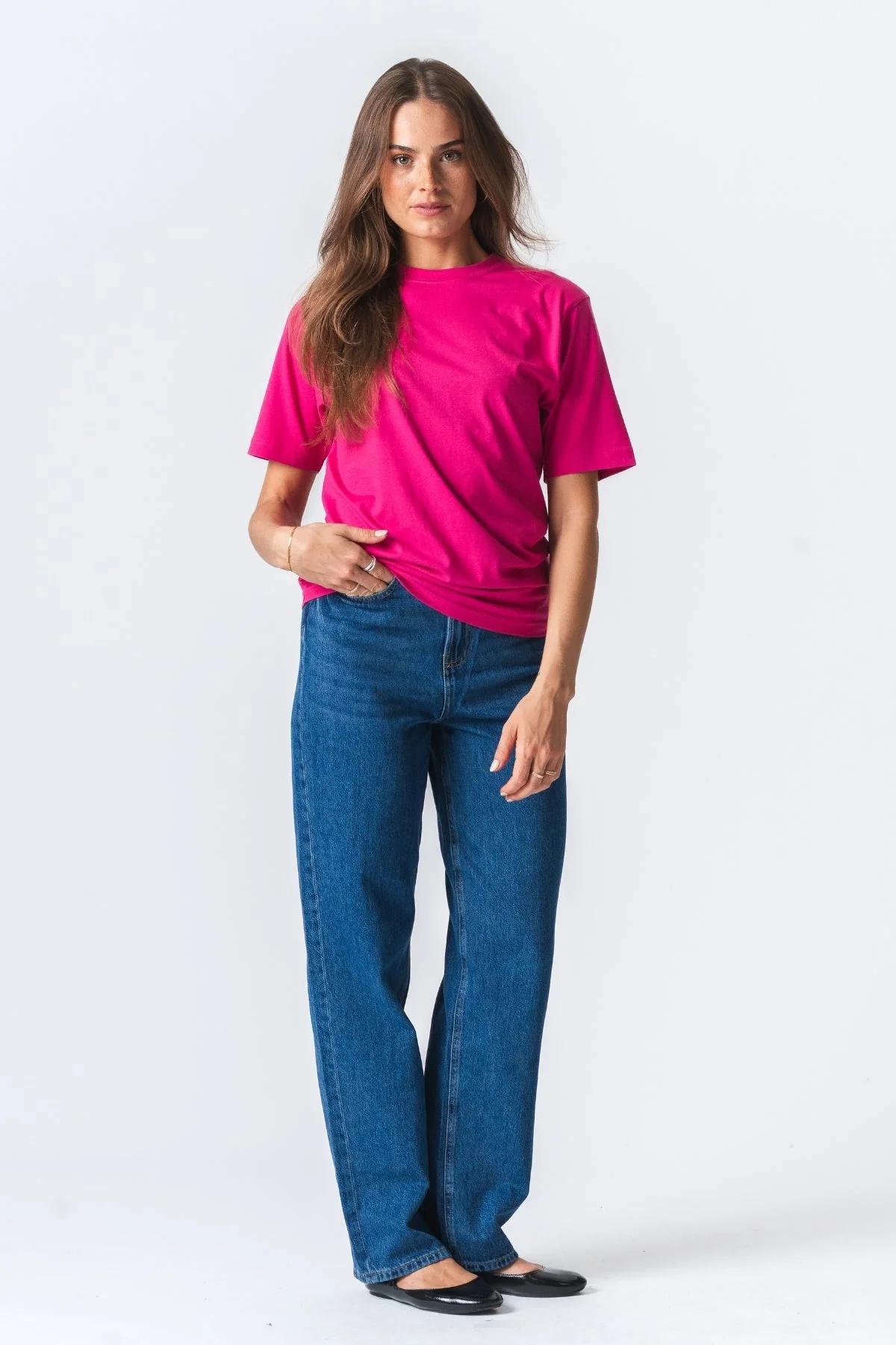 T-shirt surdimensionné - rose – Image 2