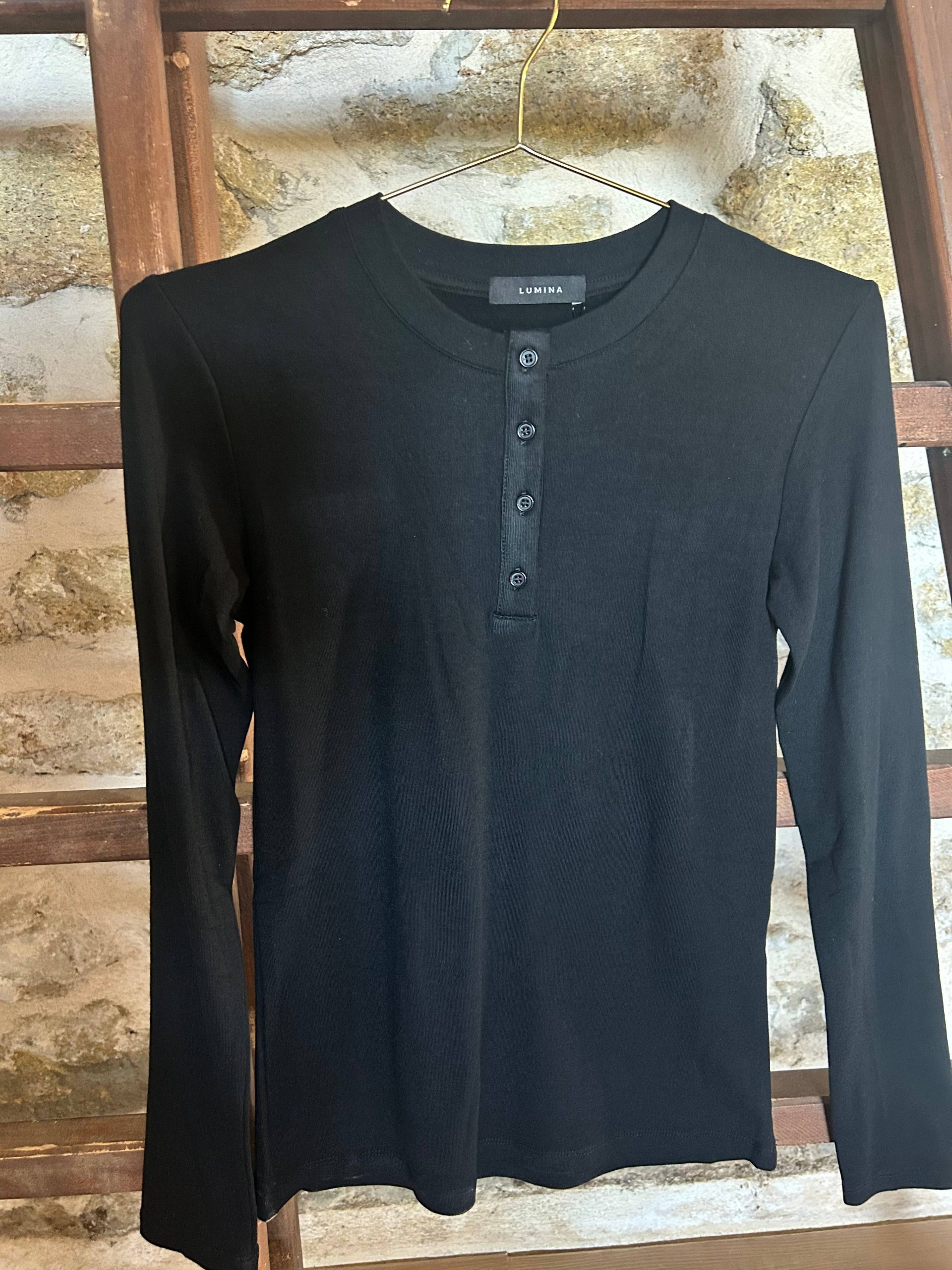 Top Myla manches longues chic et confortable en coton – Image 3