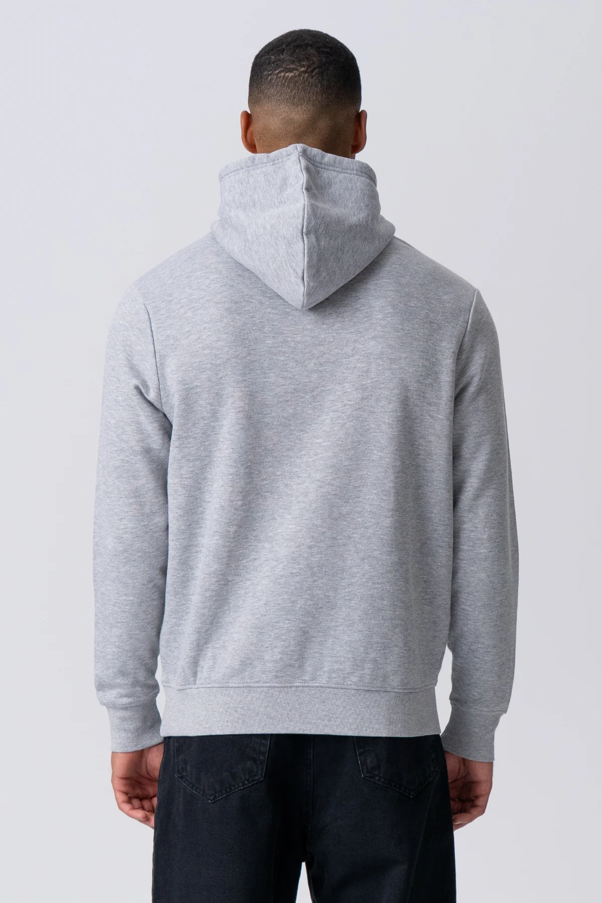 Sweat à capuche essentiel - Gris Mélange – Image 5