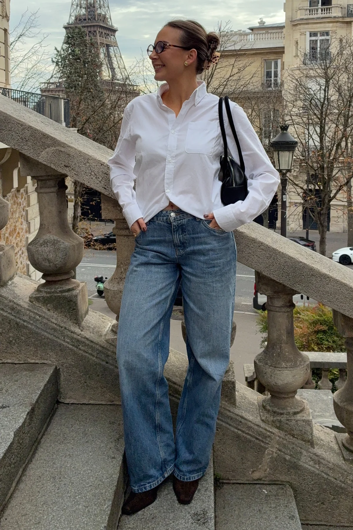 Boyfriend Oxford Shirt - White – Image 3
