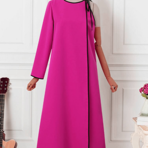 Robe crème bohème rose séduisante