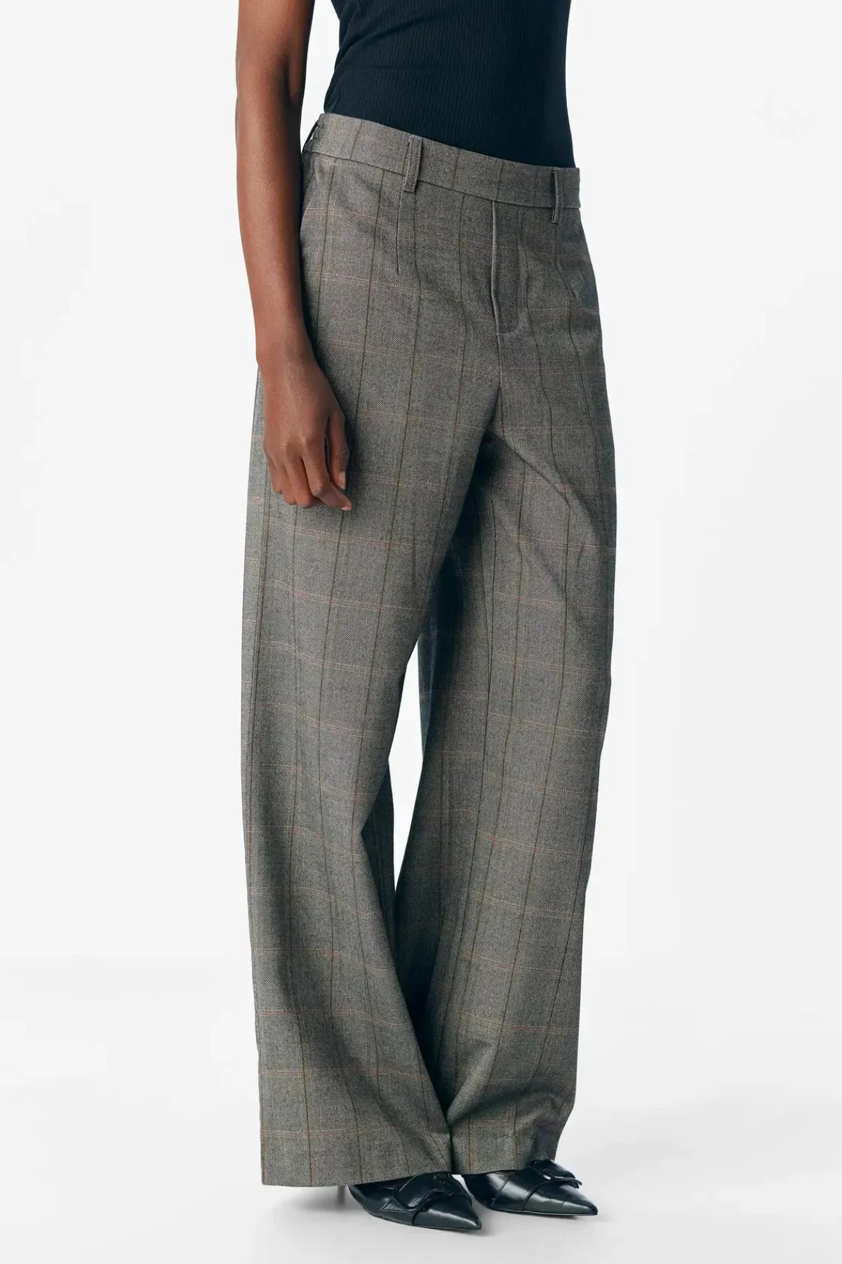 Lisa large Pants - Humus noir + tanin