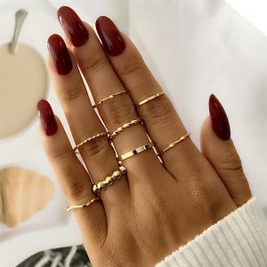 Bague Femme Acier Bohème