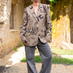 Blazer imprimé Amy