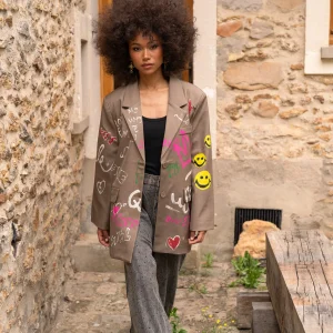 Blazer oversize graffitis Michelle
