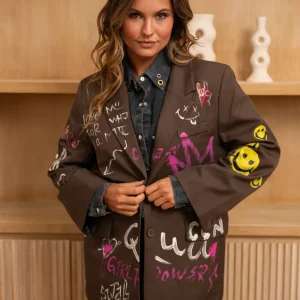 Blazer oversize graffitis Michelle