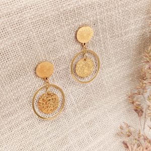 Boucles d’oreilles Dorée Bohème Chic