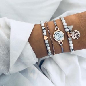 Bracelet Bohème Blanc