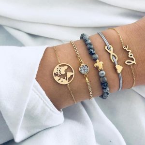 Bracelet Bohème Gris