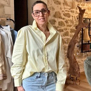 Chemise Émilie – Jaune beurre de la Marque Adoré