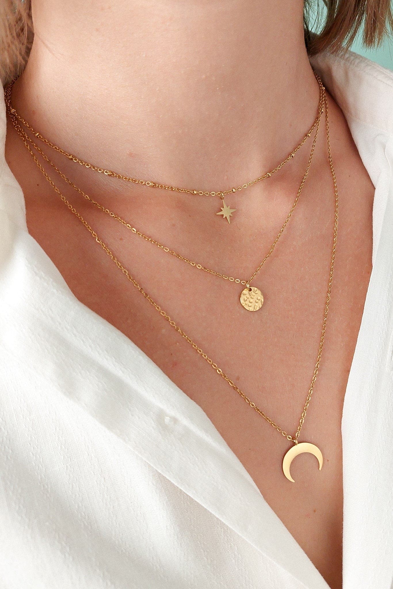 Collier 3 Rangs Hippie Chic – Image 2
