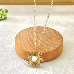 Collier Bohème Soleil Blanc