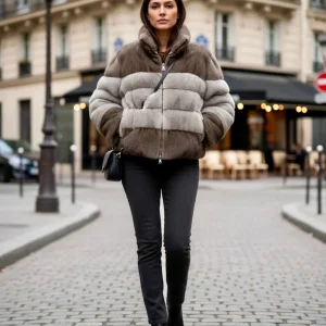 Doudoune en fausse fourrure Marco