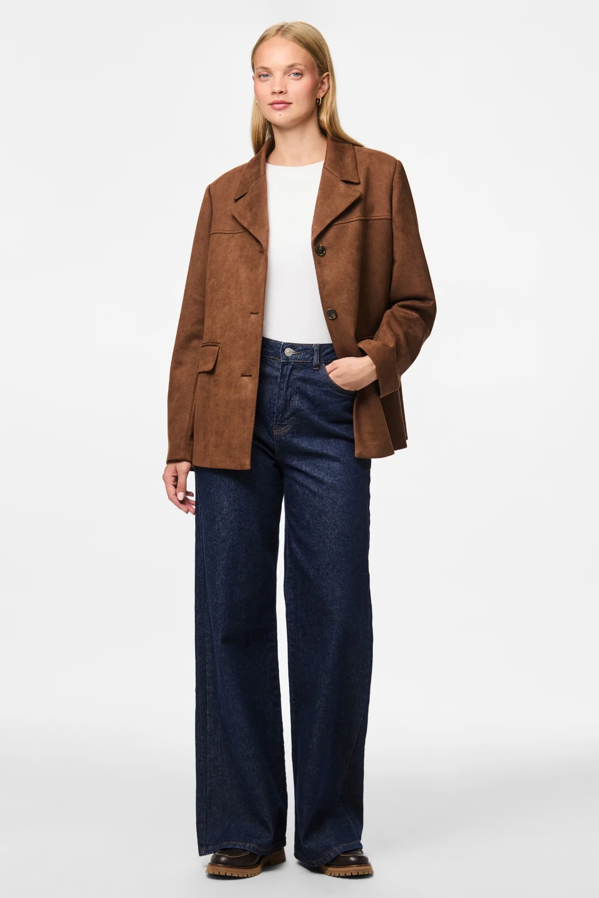 Blazer d'extérieur brossé Rakel - Downtown Brown – Image 2