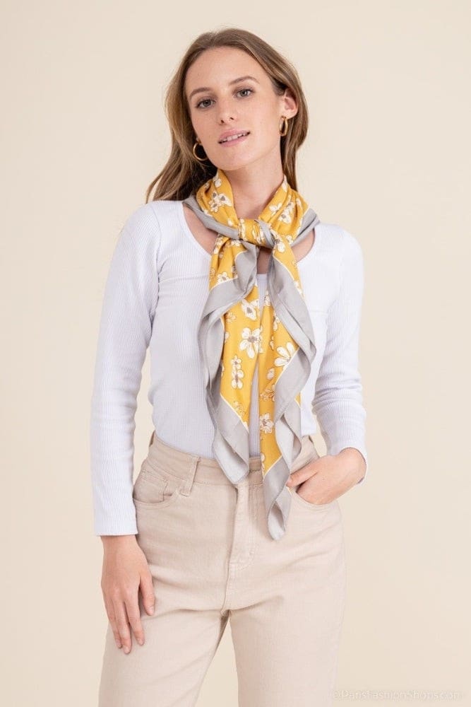 Foulard Carré Bohème Fleur – Image 4