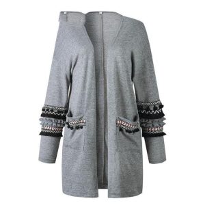 Gilet Bohème Long Broderie