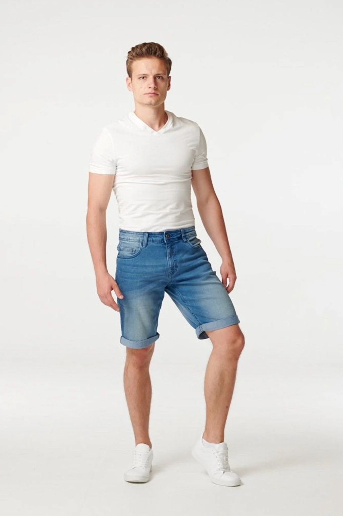 Shorts en jean - bleu – Image 5