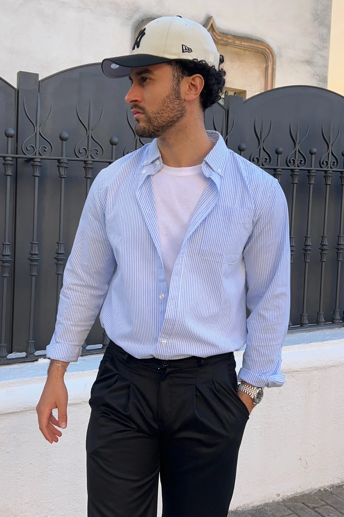 The Original Performance Oxford Shirt - bleu clair / blanc – Image 2