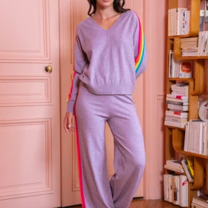 Pantalon à bandes arc-en-ciel Cali