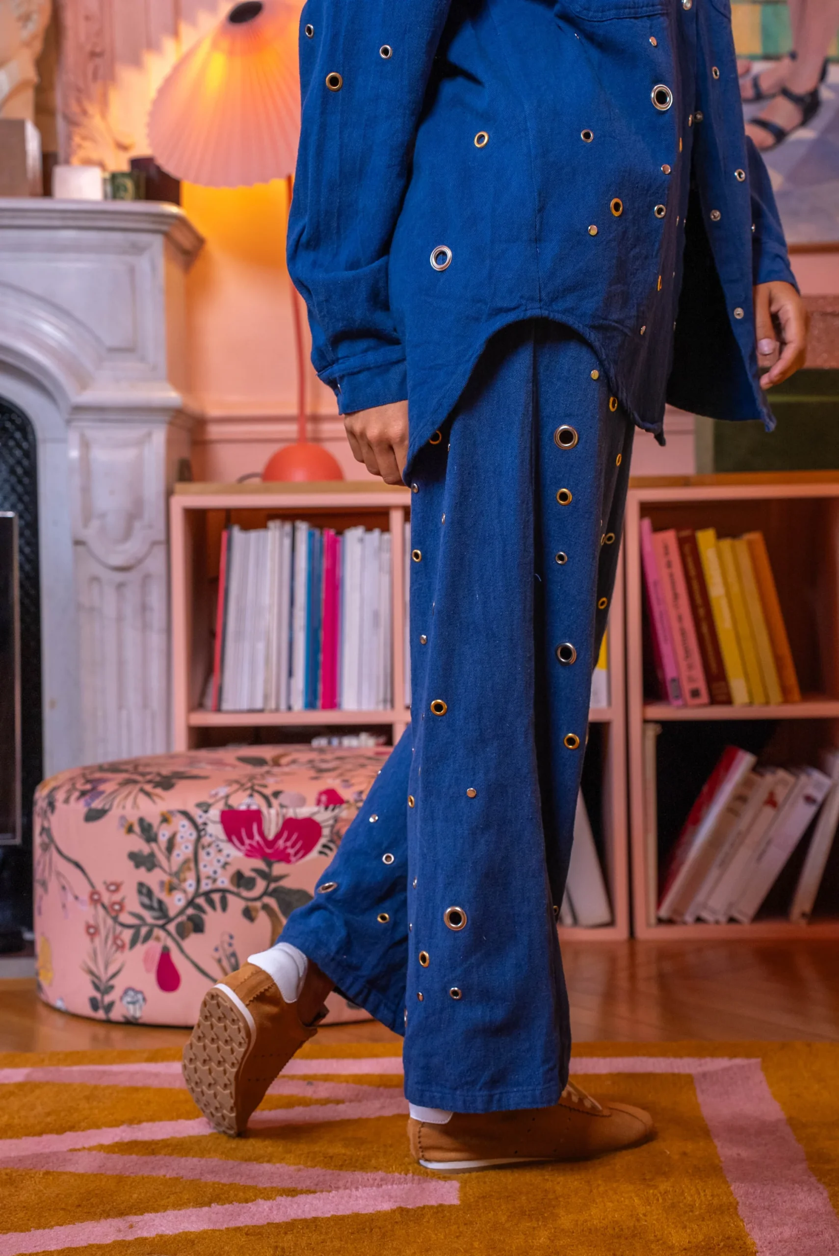 Pantalon Denim à œillets Sano – Image 4