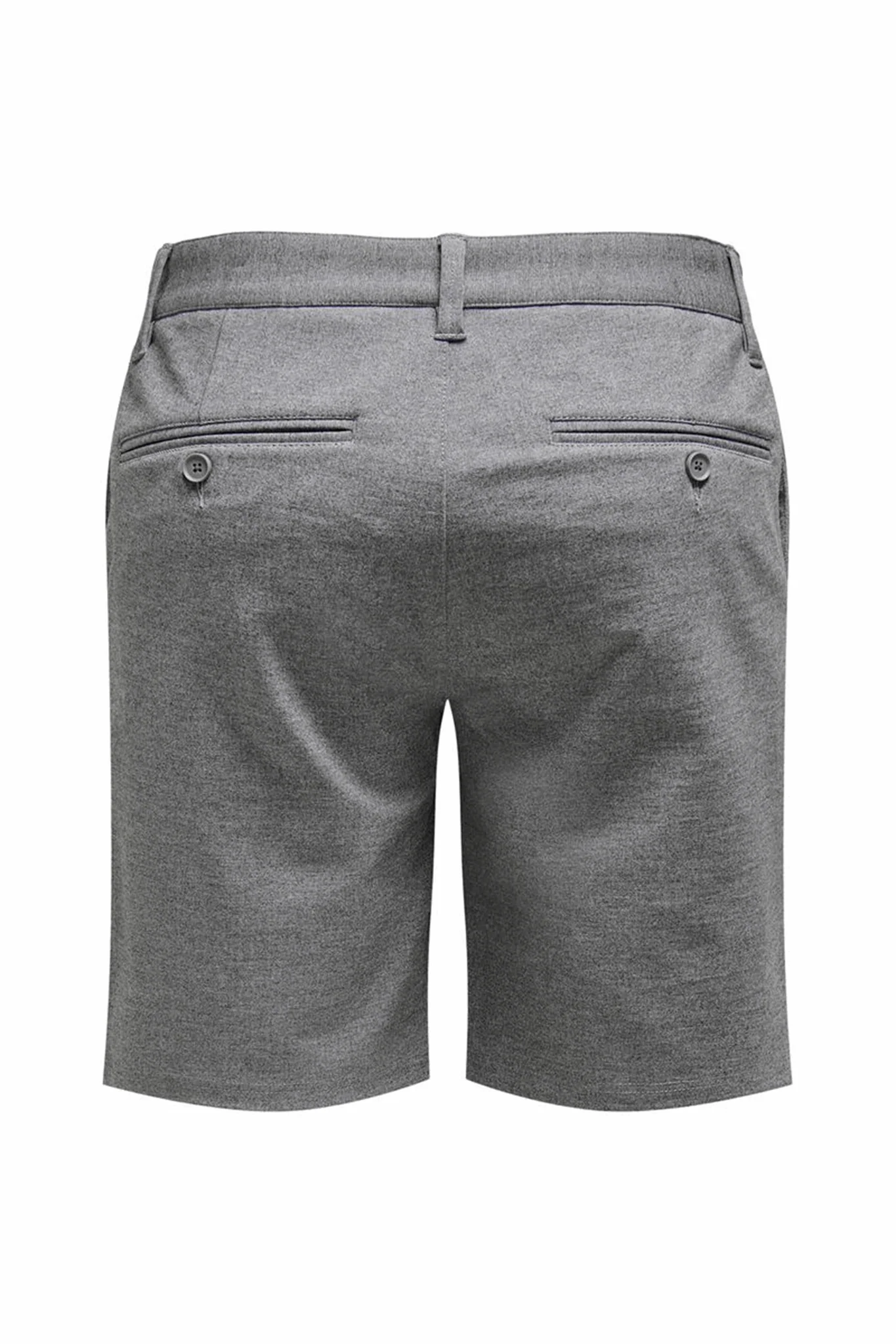 Chino Shorts - Gris mélangé – Image 3
