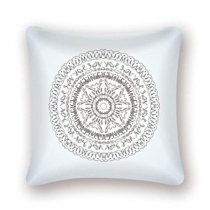 Coussin Bohème Blanc