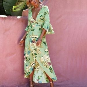 Robe Longue Bohème Petite Fleur