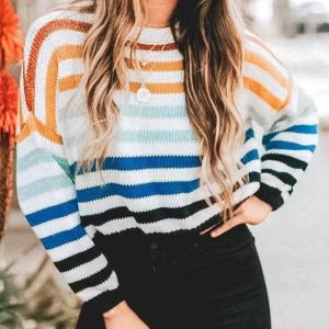 Pull Bohème Arc en Ciel