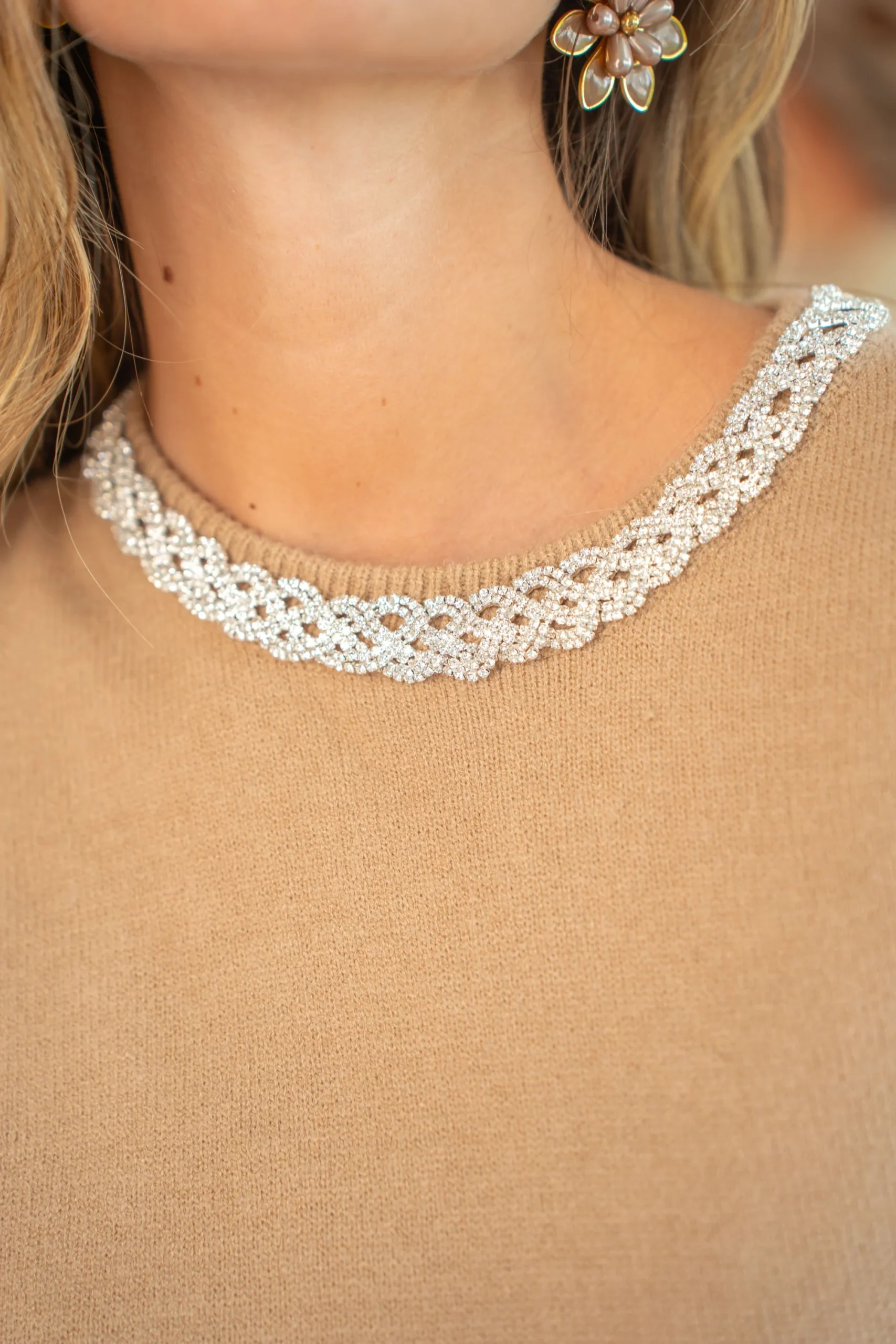 Pull col perlé Louve – Image 5