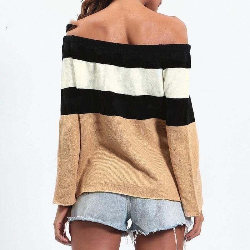 Pull Rayure Automne – Image 7
