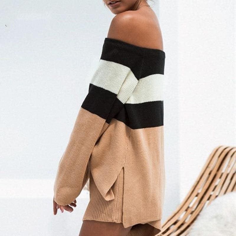 Pull Rayure Automne – Image 5
