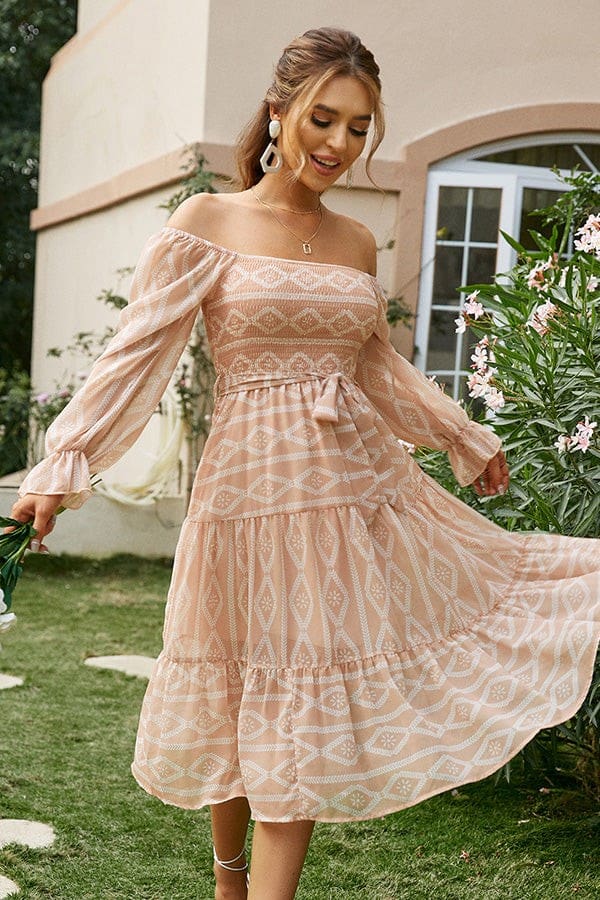 Robe Beige Mariage Champêtre – Image 2