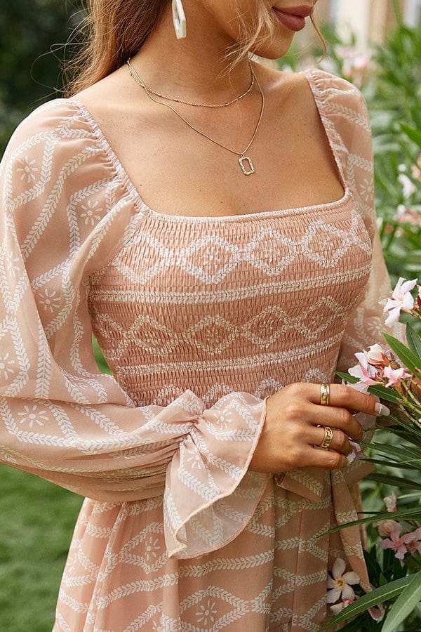 Robe Beige Mariage Champêtre – Image 6