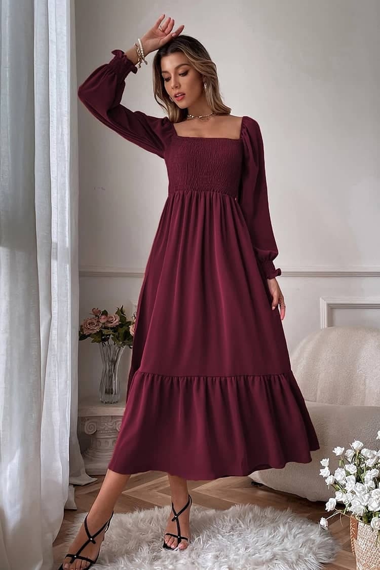 Robe Fluide Champêtre Rétro – Image 4