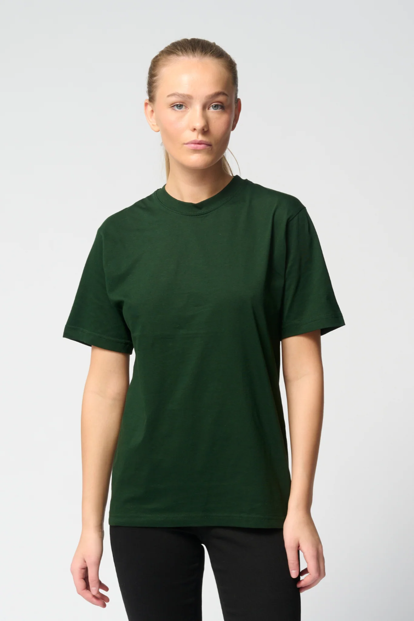 T-shirt surdimensionné - bouteille verte