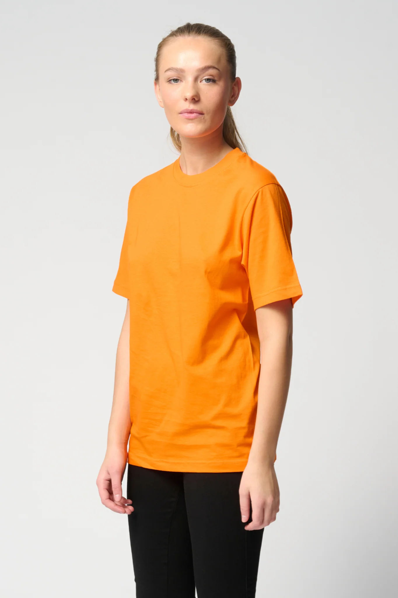 T-shirt surdimensionné - Orange – Image 3
