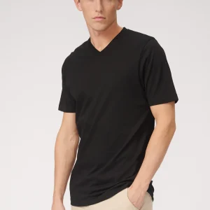 Basic T-shirt col V - Noir