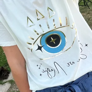 Tee-shirt Imprimé Oeil - "Sofia"