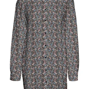 Chemise longue facile - noir
